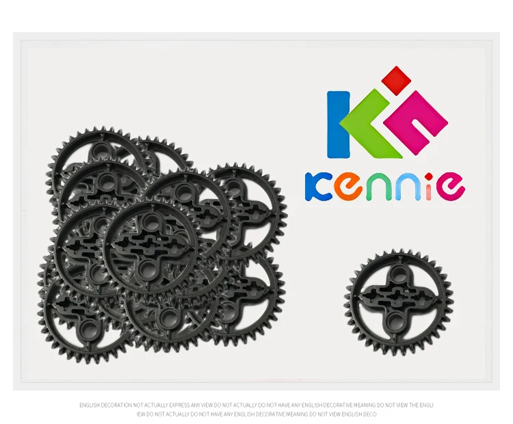 

10/20/50pcs/lot Kennie DIY MOC Building Blocks Hi-Tech accessories NO.32498 Black 36-Tooth Gear x403 4255563