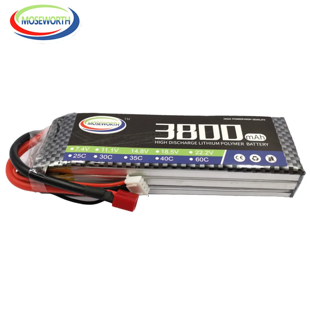 3S RC игрушки LiPo Батарея 11,1 V 1200 2200 2800 3300 3800 4200 5200 10000 12000 16000 22000 ма/ч, 25C 35C 3S для дрона с дистанционным управлением самолет автомобиль