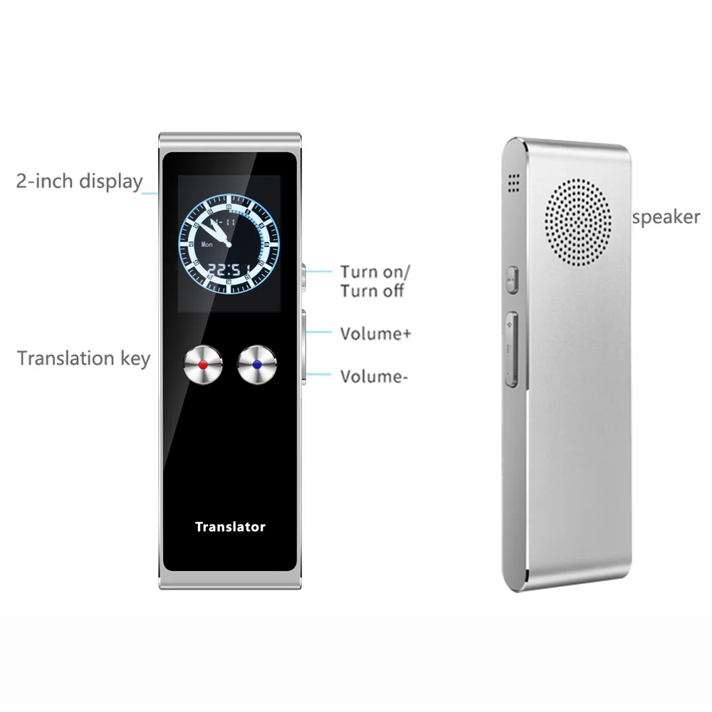T8s portable voice converter intelligent translation of 51 languages without real-time connection | Электроника