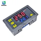 AC 110V 220V DC 12V Цифровое реле задержки времени светодиодный дисплей таймер задержки переключения цикла регулируемое реле времени переключатель задержки времени