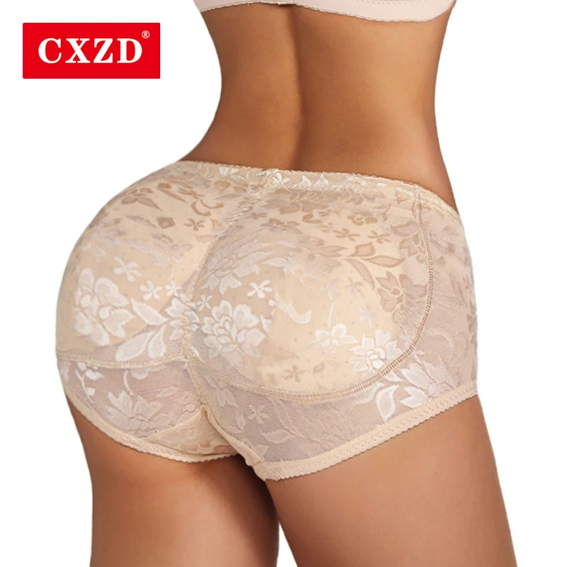 

CXZD модные трусики, поддельные трусики, формирователь фигуры, дышащие, высокоэластичные Бесшовные женские кружевные трусики для подтяжки яг...