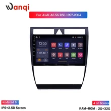 9 дюймов 2 + 32G Android 8 1 GPS навигация автомобильное радио для Audi A6 S6 RS6