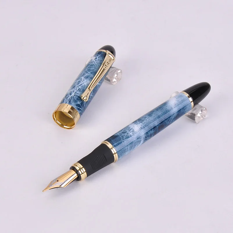 Ручка перьевая Jinhao 450 полностью металлическая с золотым зажимом 22 цвета 0 5 мм|fountain