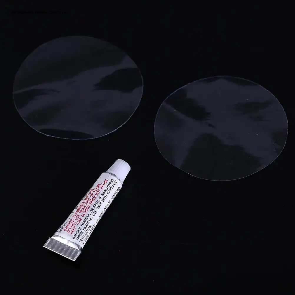 1Pcs+2 * PVC patch film Puncture Repair Patch Glue Kit Adhesive For Inflatable Toy Swimming Pools Float Air Bed Dinghies |