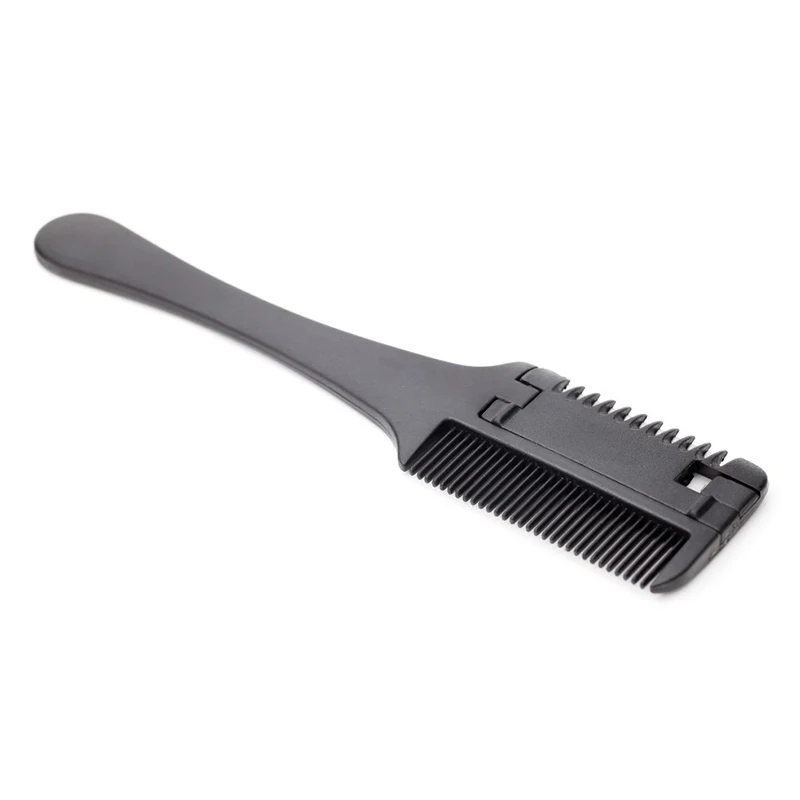 Расческа для стрижки 1 шт. черные кисти волос с ручками и лезвиями бритвы триммер