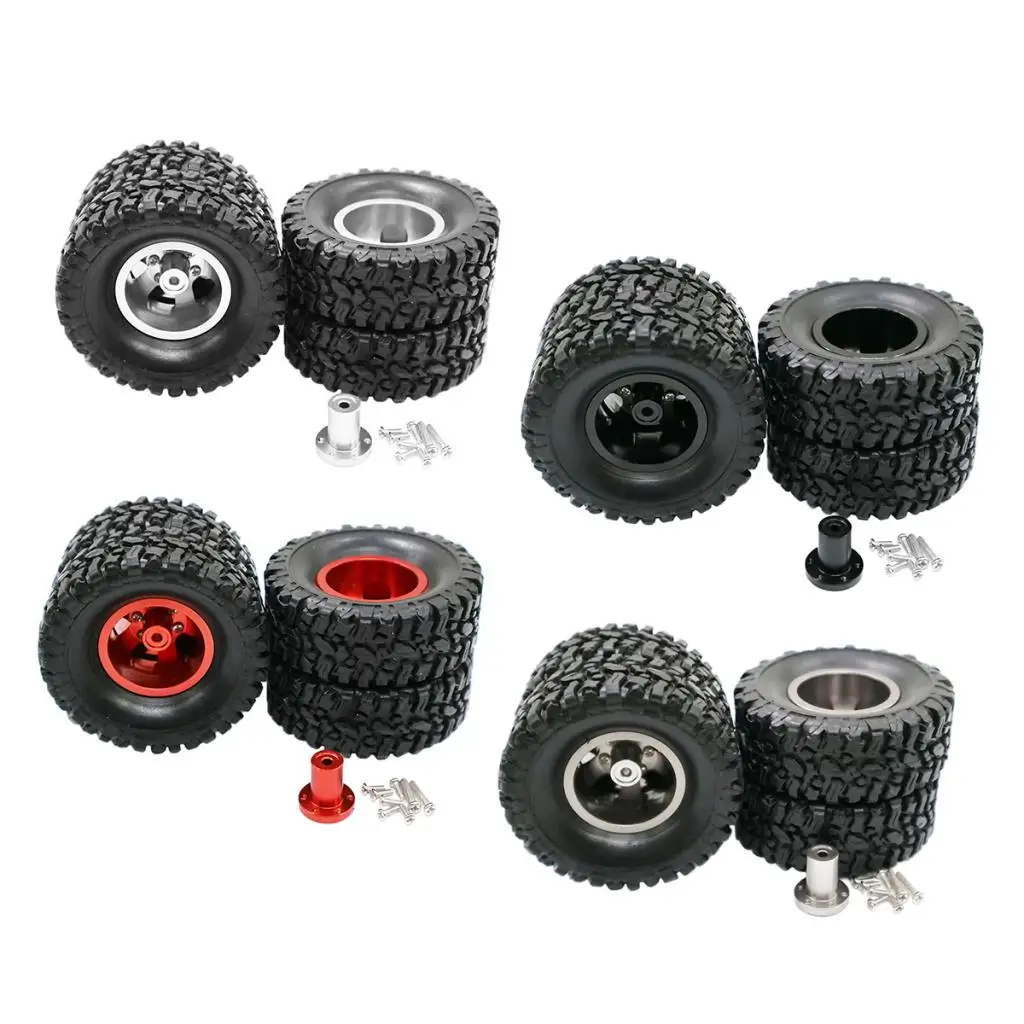 

4xRC DIY военная шина для колеса грузовика для WPL B14 B24 C14 C24 B36, Q60 Q61