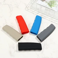 interior good hand feeling safe and non toxic handbrake grip cover wavy shape hand brake grips sleeve silicone material