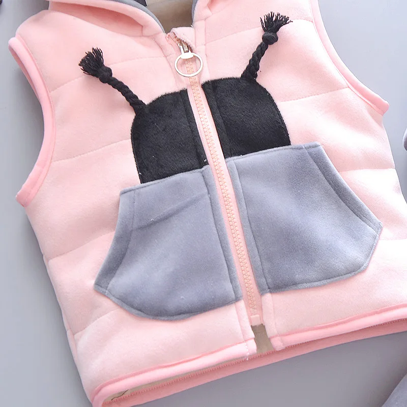 Casual Baby Girl Boy Warm Clothing Set For Kids Suit Letter Hooded Velvet Autumn Spring Children Outfit forToddler 1 2 3 Years | Детская