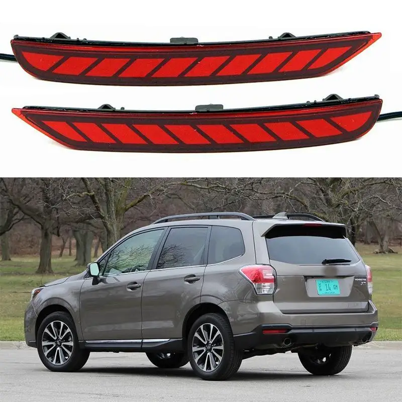 

Для Subaru Forester 2008-2018 светодиодный задний бампер отражатель задний фонарь стоп-сигнал