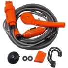 Походный душ 12 В Электрический уличный Душ высокого давления PowerWater Bag комплект для путешествий мойка автомобиля Цветущий полив для пешего туризма