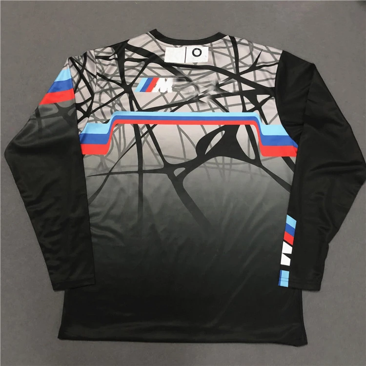 

New Motorbike Dirt Bike Summer Black Long Sleeve For BMW Motorcycle Mens Moto Racing Long Shirts Quick Drying Jerseys