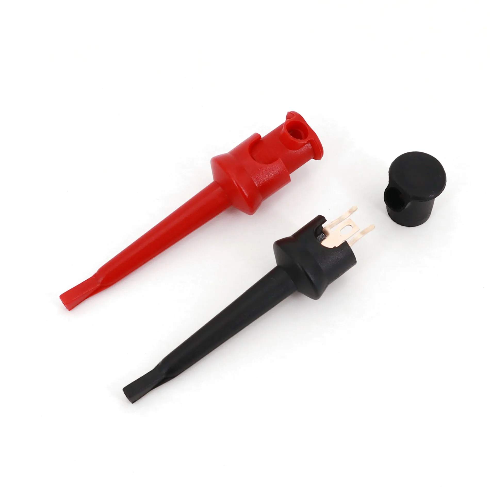 10 шт. нейлоновый изолированный припой типа 55 мм Мини тестовый зажим крюк