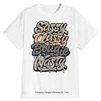 wholesale crew neck printed t shirt custom letter printing sassy classy unisex t shirt graphic 100 cotton t shirt