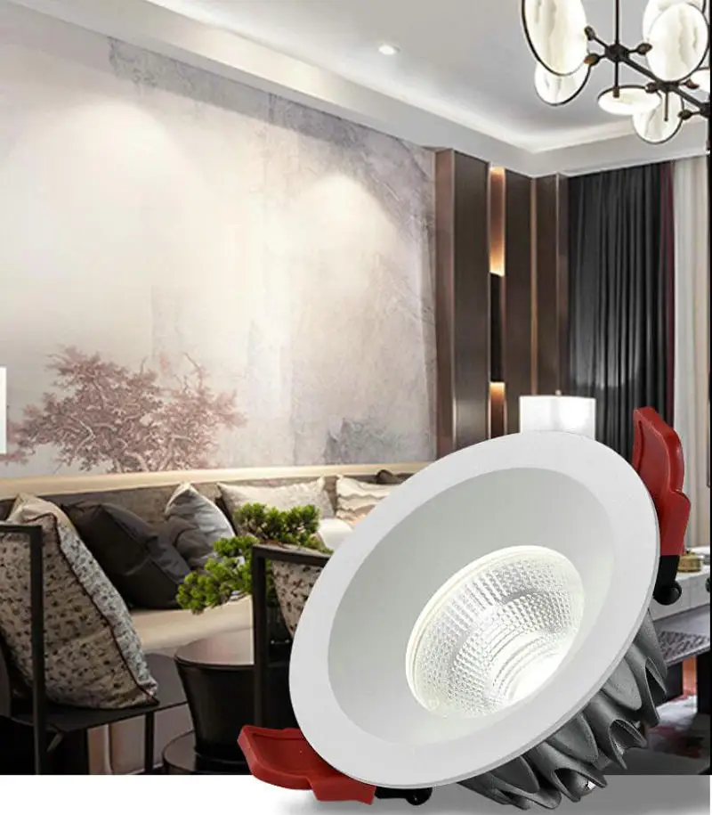 IP65 Водонепроницаемый утомлённые светодиодный свет светильник 10 Вт 15 теплый