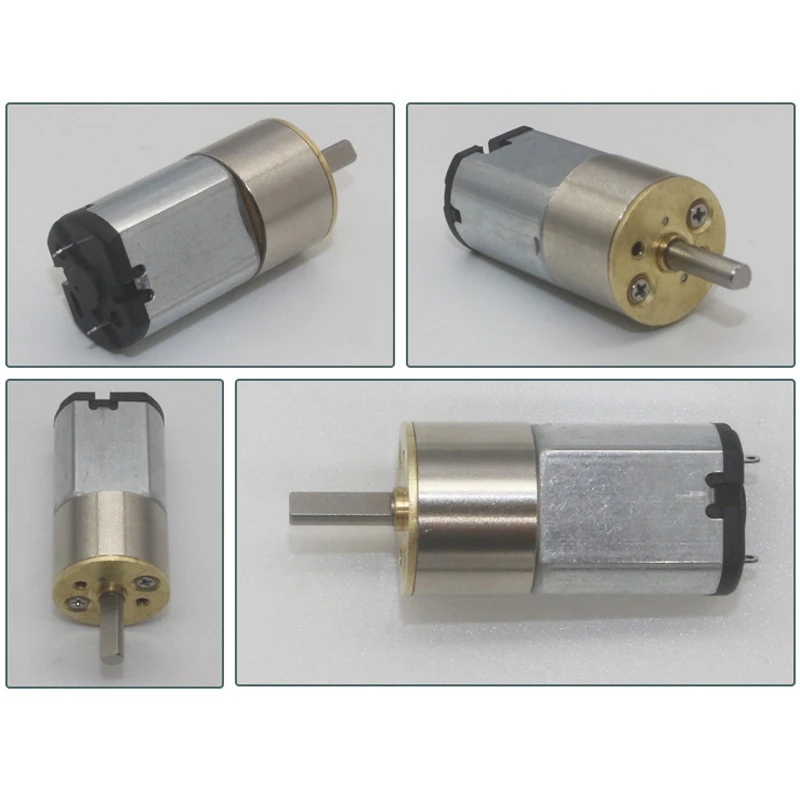 Мотор редуктор Smartlock Электрический двигатель DC1.5V 12V Скорость 33/80/120/230/340 об/мин ШИМ