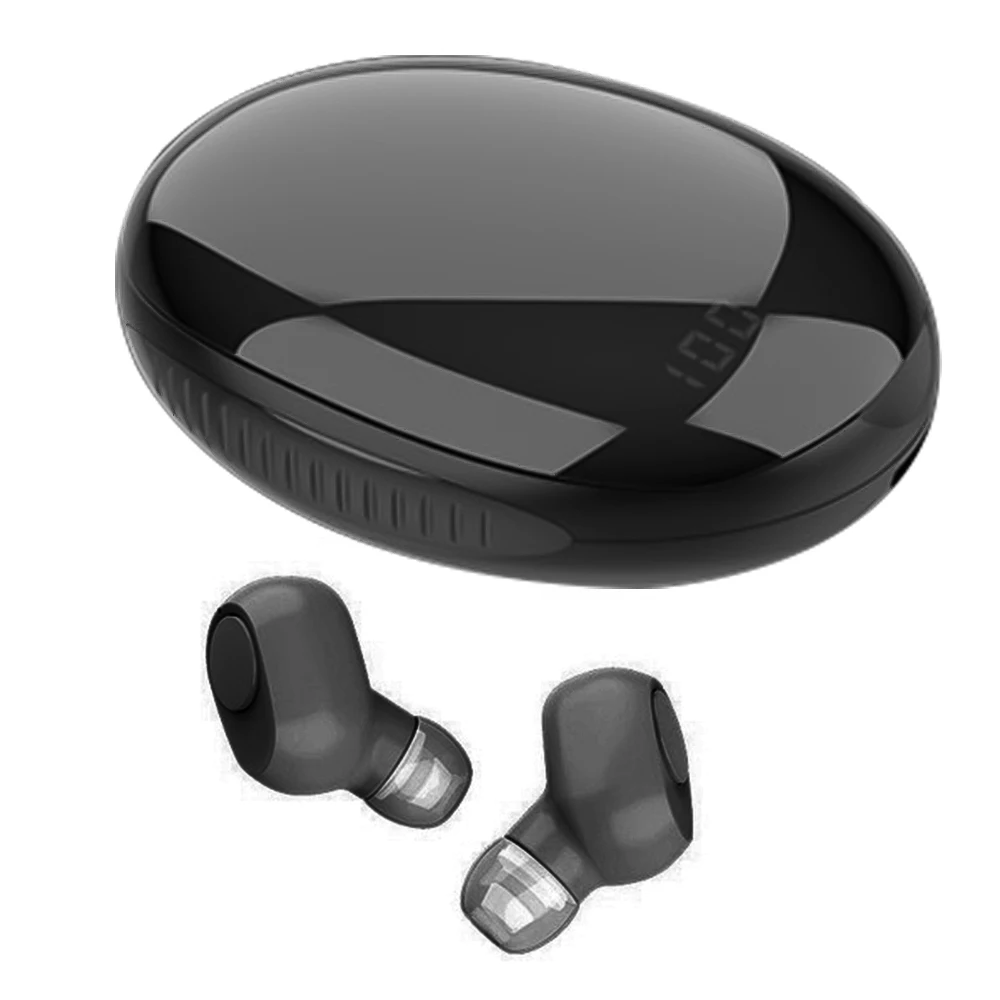 

Fashion Bluetooth Earphone Mobile Phone Outdoor Noise Reduction HD Voice Stereo Led Display Headphones Smart Phones Waterproof