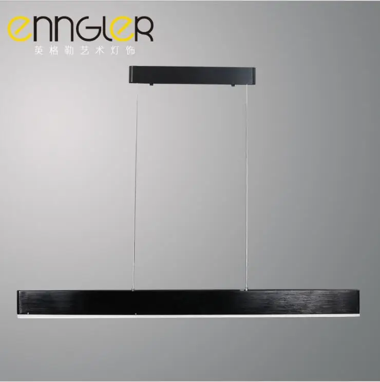 Офис минималистский современный светодиодный Люстра полосы офис люстра щеткой