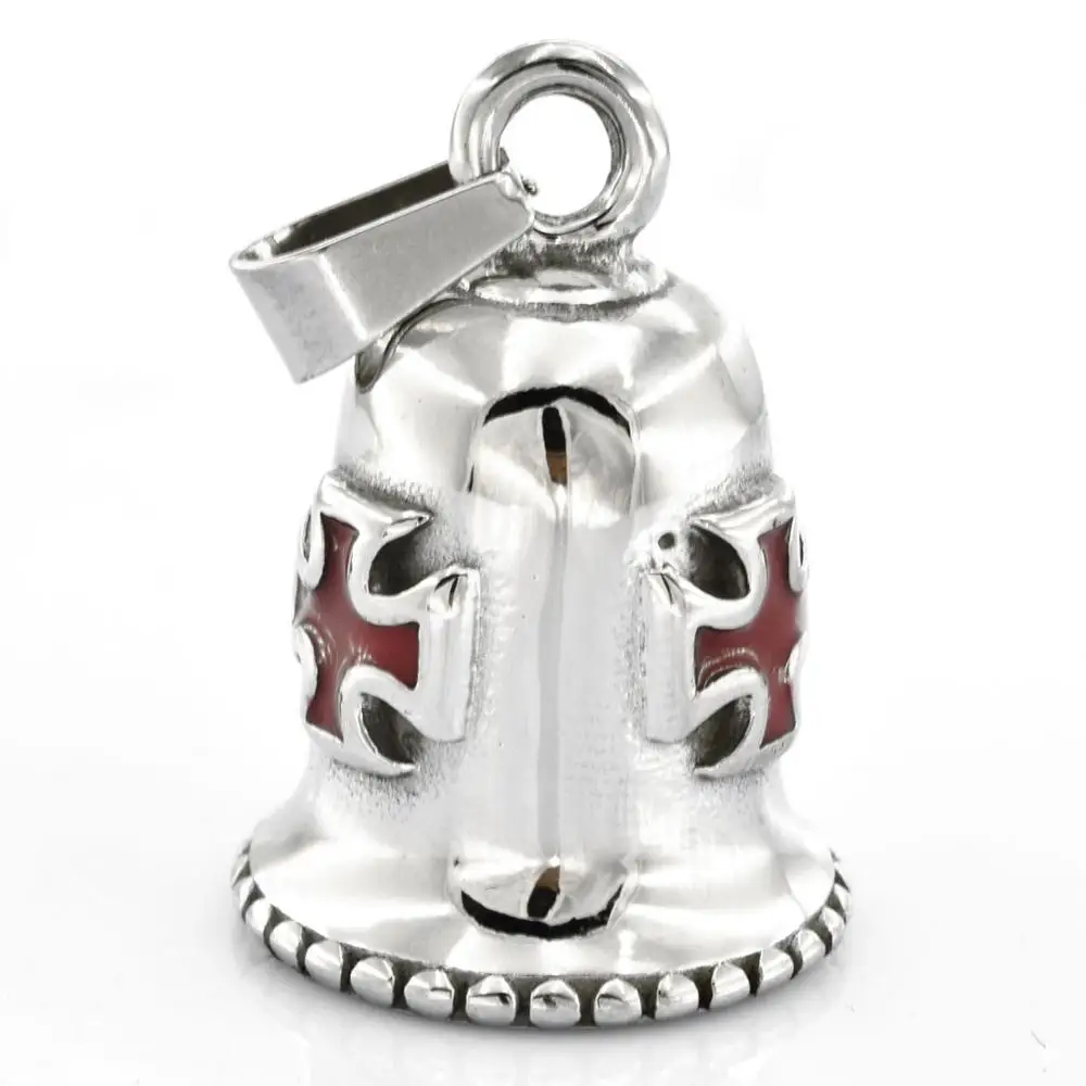 FANSSTEEL ювелирные изделия из нержавеющей стали всадники колокол Железный крест