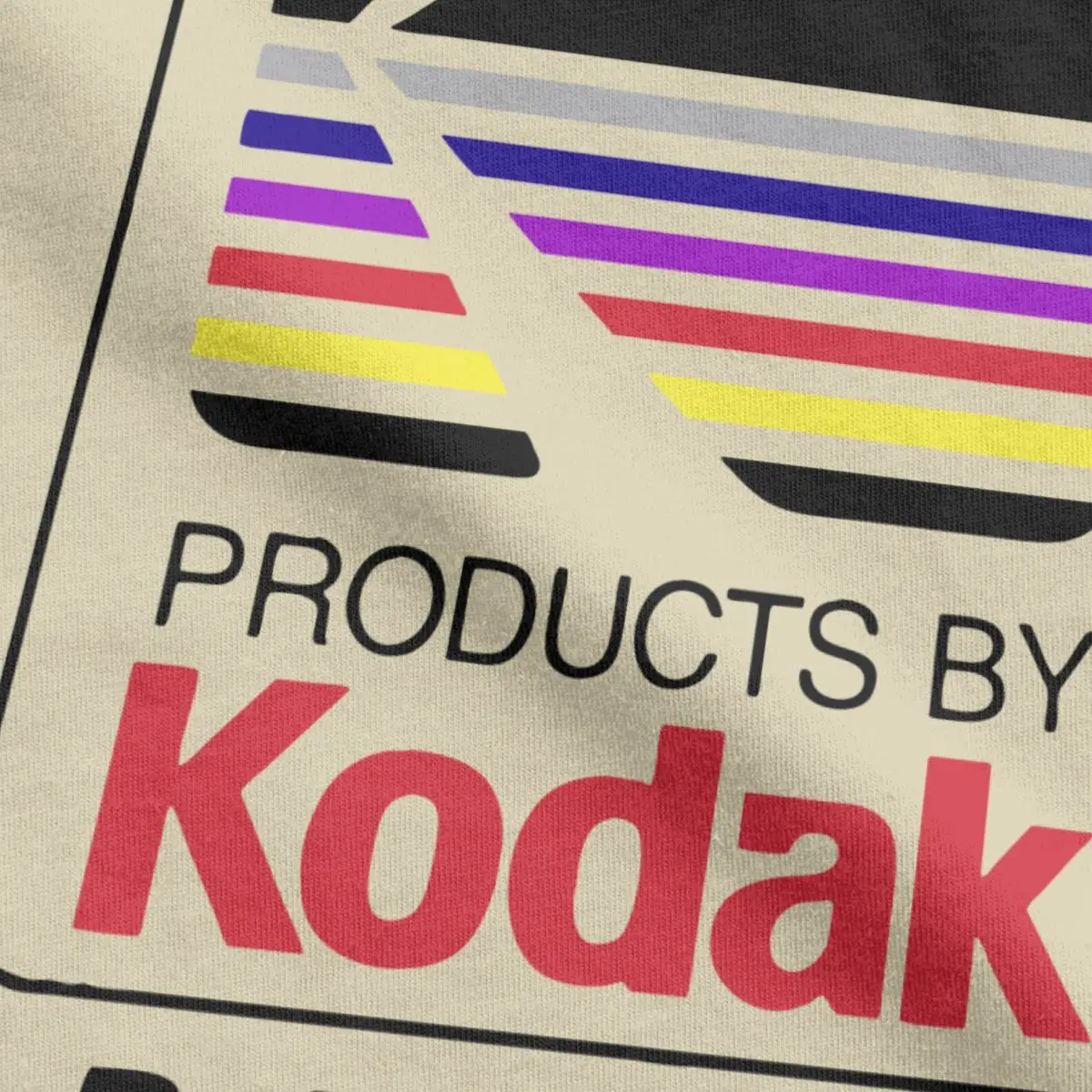 Продукция Kodak мужские футболки с цветным рисунком винтажные хлопковые круглым