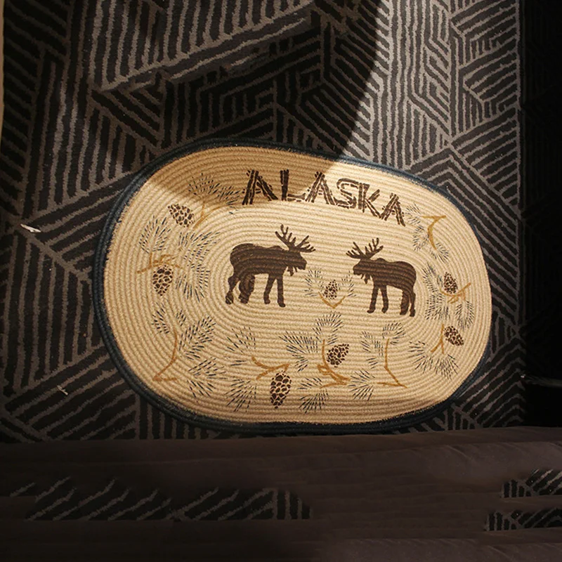 Beste Tapijten Antislip Vloermat Reintage Rendier Deurmatten Thuis Tapijt Tapijt Slaapkamer Deur Mat Keuken Tapijten Yoga Mat Deurmat Decor