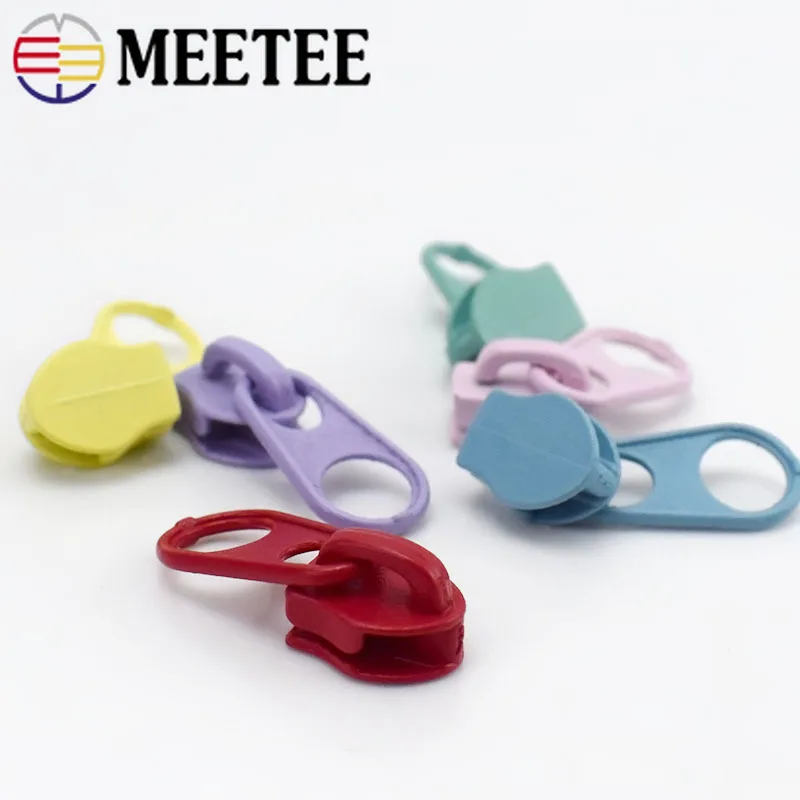 Металлическая молния Meetee 50 шт. подходит для 3 # нейлоновых молний сделай сам ткань