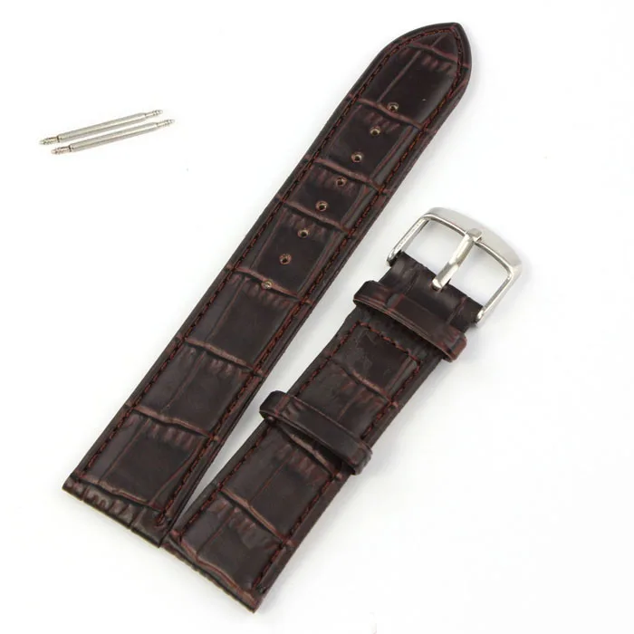 Мягкий кожаный ремешок для часов 1 шт. со стальной пряжкой 22 мм аксессуары мужской