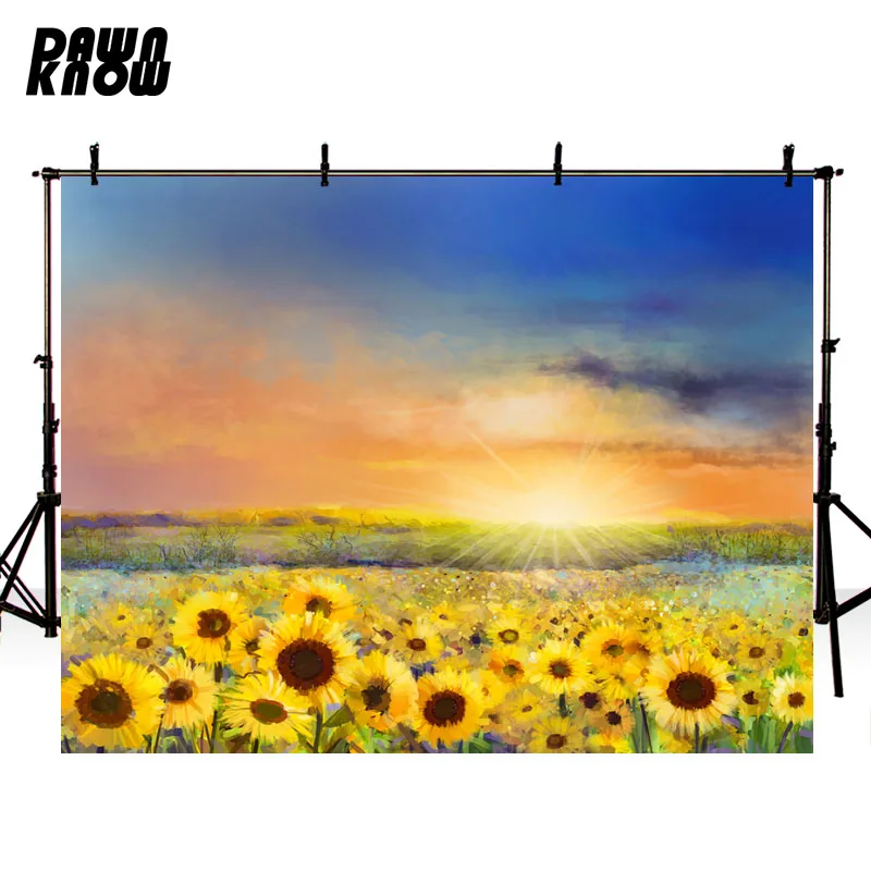 

DAWNKNOW подсолнечника фон для фотосъемки allenjoy категории люкс для солнце фонов для детской и свадебной фотостудии фон для фотосъемки с lv1370