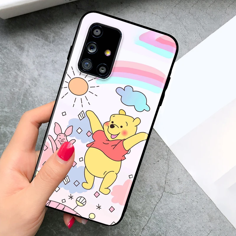

Disney Winnie the pooh For Samsung A72 A52 A02 A32 A12 A42 A51 A91 A81 A71 A41 A31 A21 A01 S Black Phone Case