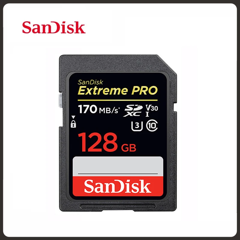 Карта памяти SanDisk Extreme Pro/Ultra флеш-накопитель на 32 ГБ 64 128 256 80 МБ/с. U1 170 U3 V30 4K карты SD