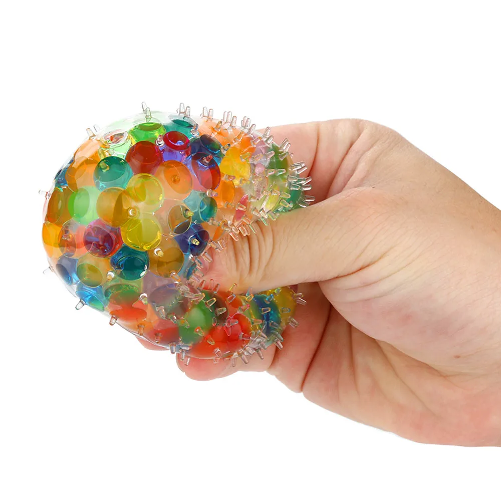 

Colorful Squeeze Rainbow Ball Toys Anti Stress Vent Ball Stress Relief Toys For Kids Children Adults Funny Decompression Toys