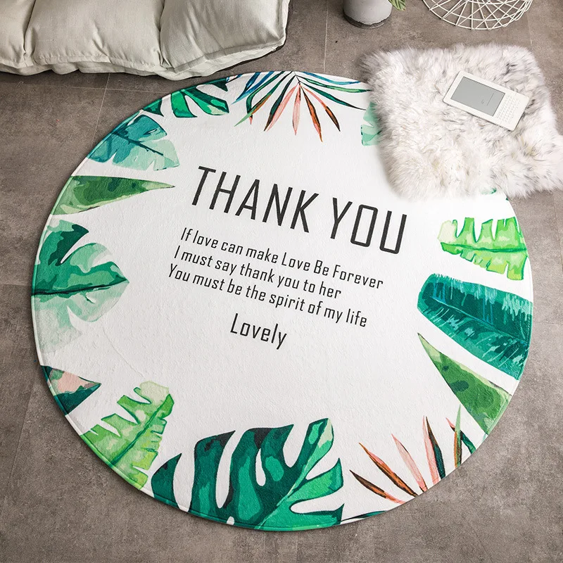 Геометрический напольный коврик с принтом Детский ковер в скандинавском стиле