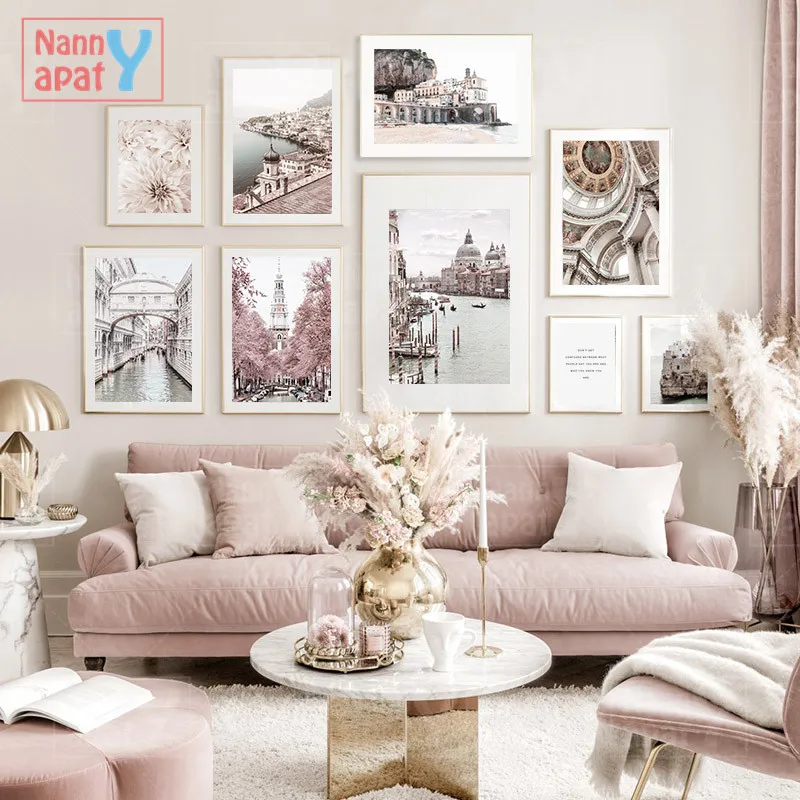 Итальянский венецианский пейзаж, Постер Atrani, Пляжное здание, HD печатные картины, скандинавский Декор для дома, современное настенное искусство, холщовая живопись Итальянский венецианский пейзаж, Постер Atrani, Пляжное здание, HD печатные картины, скандинавский Декор для дома, современное настенное искусство, холщовая живопись