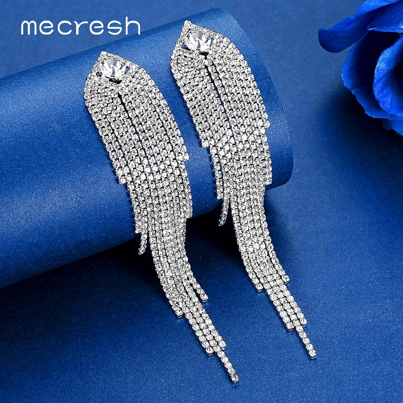 Mecresh эффектные цвета Стразы Свадебные фотообои Великолепные Длинные