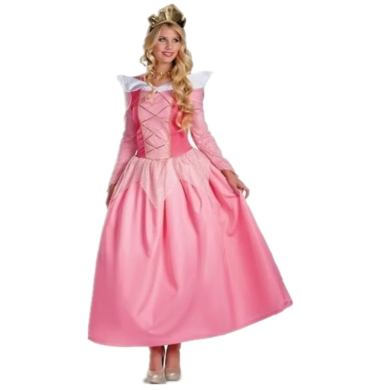 Halloween Adult Fairy Anna Elsa Princess Cosplay Costume Vintage Hooded Queen Fancy Dress Gown