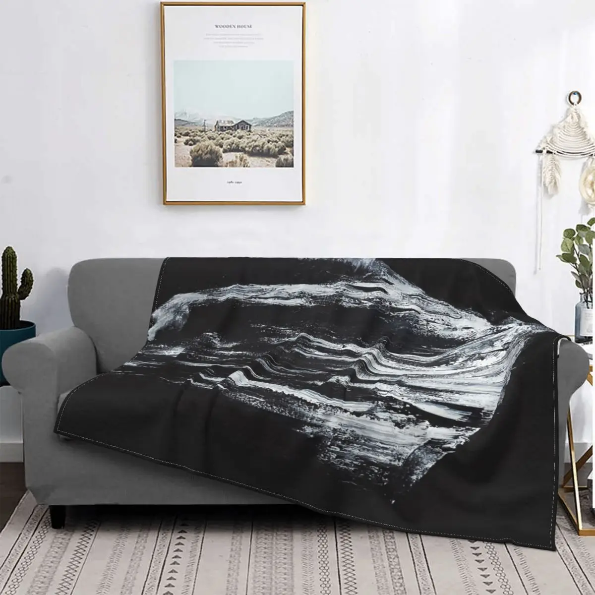 

Manta a cuadros para cama, colcha Heat MICA de Anime, sin marco, 02