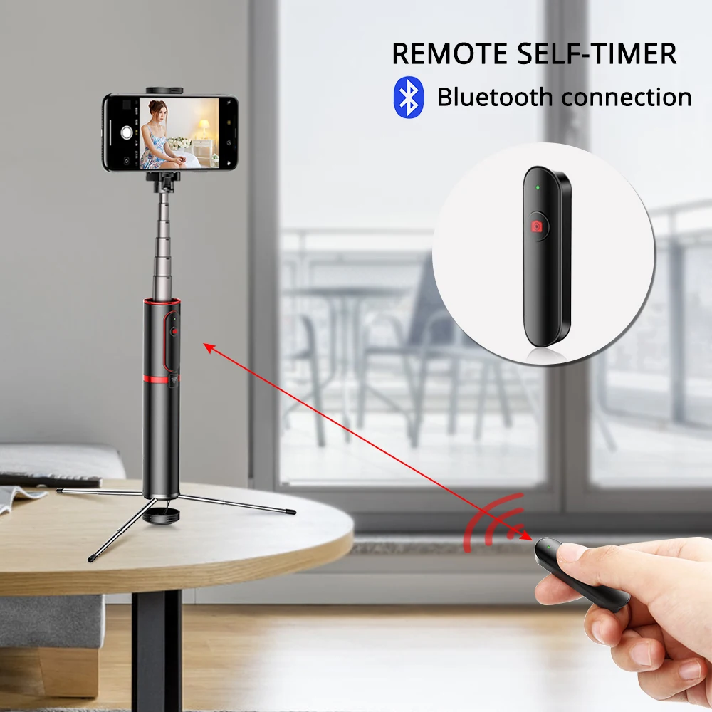Селфи палка Travor 3 в 1 Bluetooth для Android и Iphone|Селфи-моноподы| |
