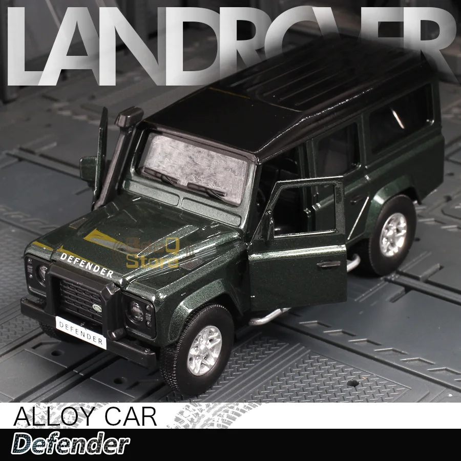 1/32 игрушечный автомобиль 1/36 LandRover Defender 1:32 из сплава внедорожник 1:36 литой