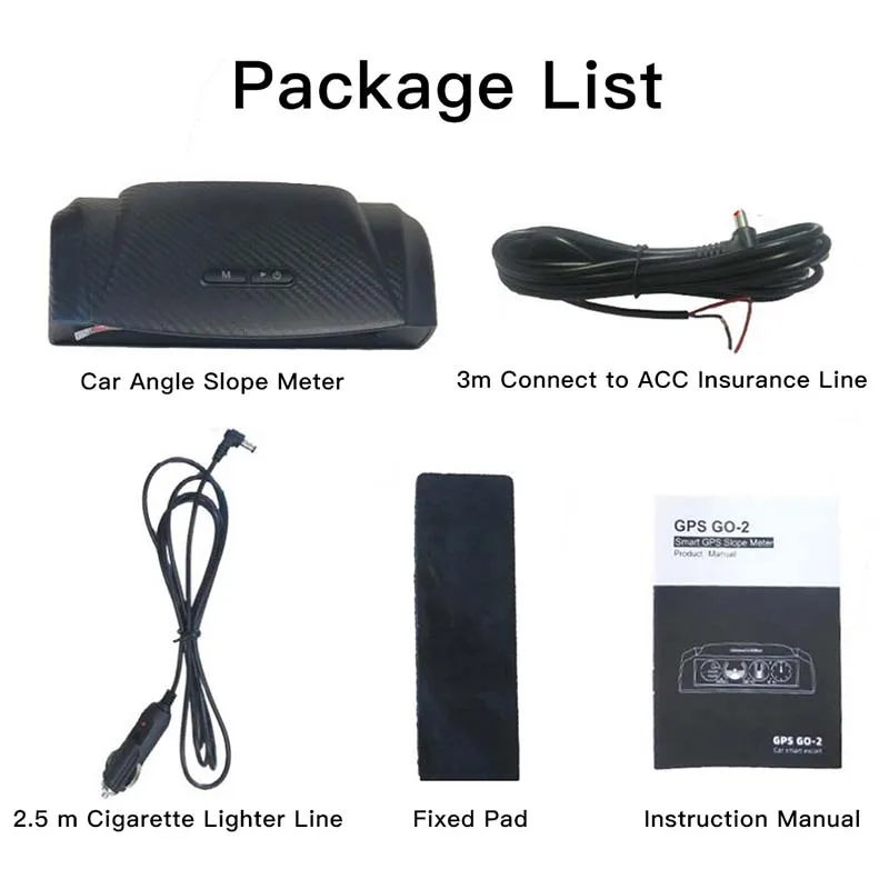Автомобильный инклинометр транспортир с GPS широту и долготу компасом скоростью