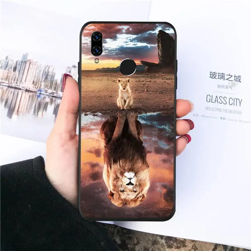 

Animal horror Lion King of the forest Phone Case For Huawei honor Mate P 10 20 30 40 i 9 8 pro x Lite smart 2019 nova 5t