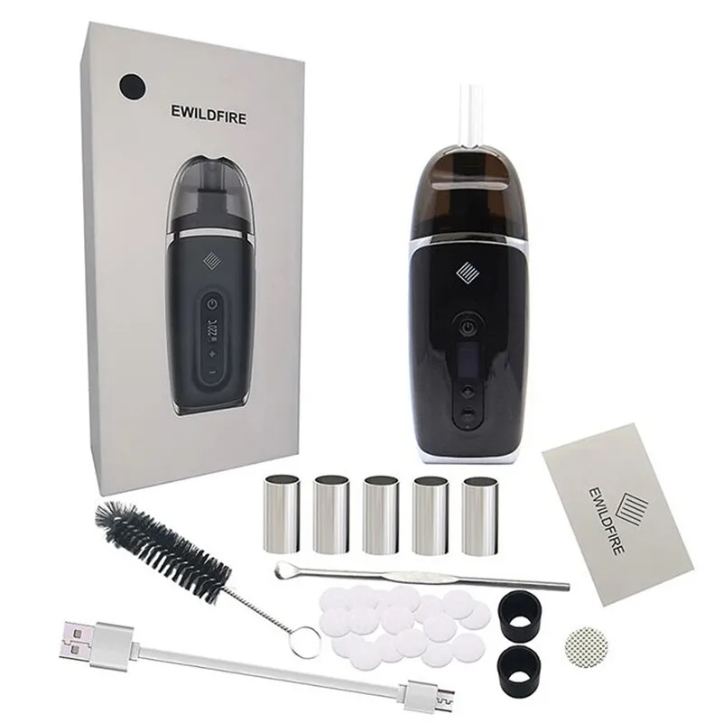 2019 EWILDFIRE лучшая портативная электронная сигарета сухой травы испаритель 2200