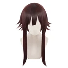 Парик для косплея Megumin из аниме Благословение Бога на этот чудесный мир, синтетические темно-красные волосы, костюмы для косплея, волосы + парик, шапочка