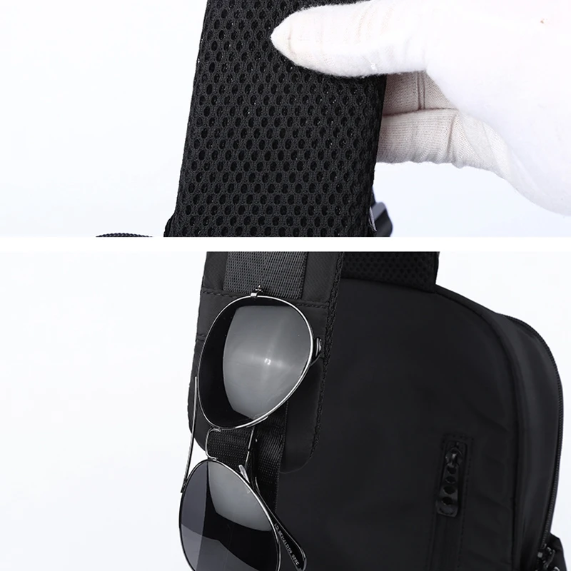 

Nylon Waterproof Men's Shoulder Messenger Bag Fashion Outdoor Sports Chest Bag Travel Bag Mobile Phone Bag