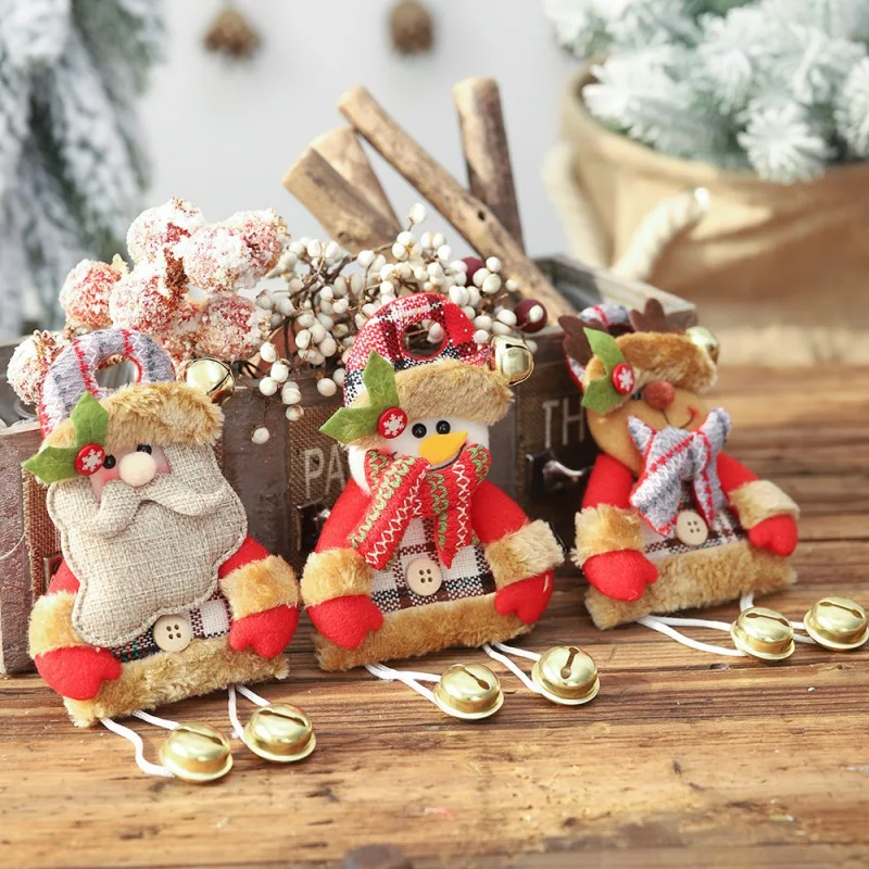 2019 Санта Клаус снеговик искусственная кукла Рождественский фестиваль подарок