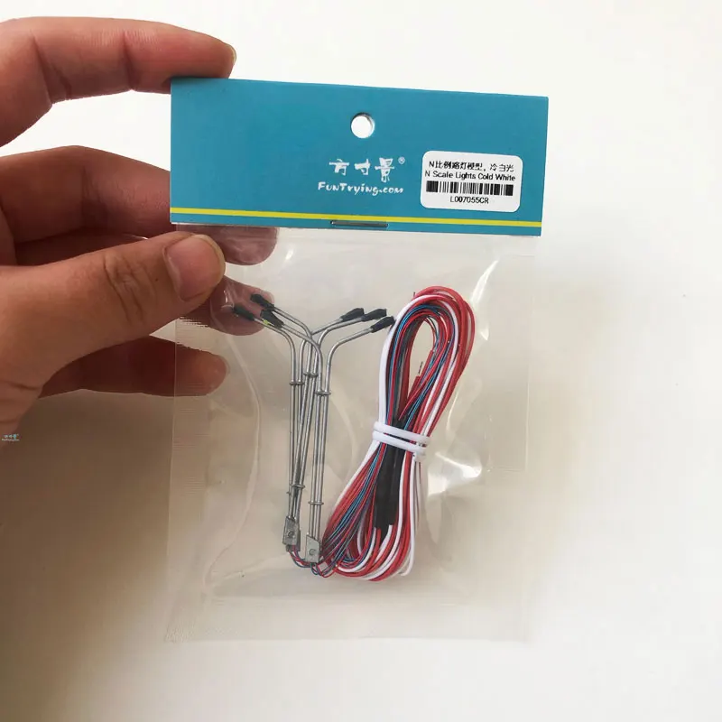 3 шт. миниатюрные светодиодные светсветильник льники 1:87 в масштабе 1:150 Н | Игрушки