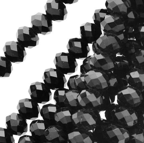 4 мм 6 8 граненые стеклянные бусины Rondelle разделитель браслета для изготовления