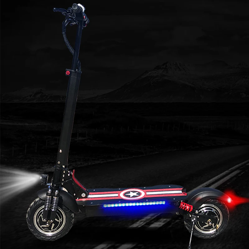 

52V 2000W Dual Motor Wheel Electric Scooter for Adult 50KM/H Electric Kick Scooter Powerful Skateboard Patinete E Scooter