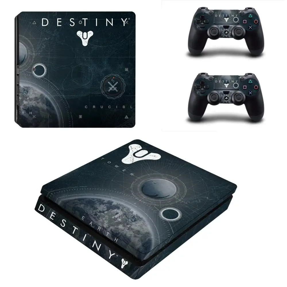 PS4 Slim sticker s Destiny 2 Play station 4 Виниловая наклейка для кожи Pegatinas playstation консоль и
