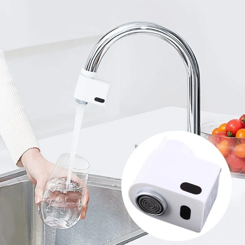 

Automatic Faucet Motion Sensor Adapter Tap Autowater For Kitchen Bathroom Sink Hand Free Aerator Smart Faucet Sensor