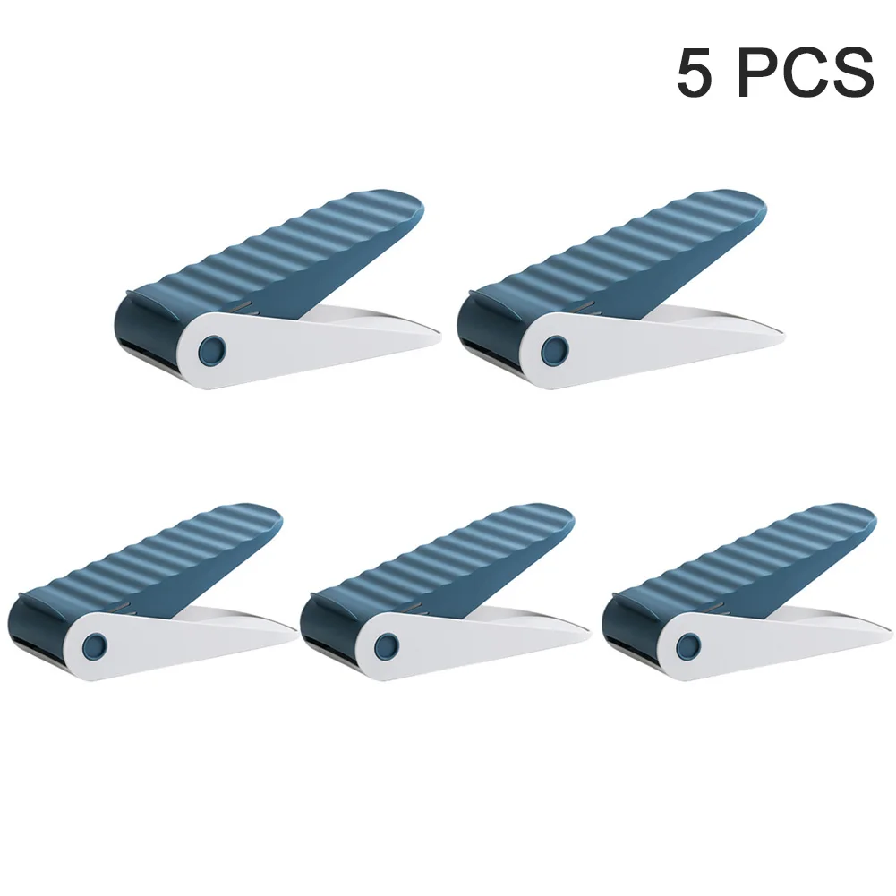 5 шт. органайзер для обуви держатель хранения регулируемая высота PP экономия