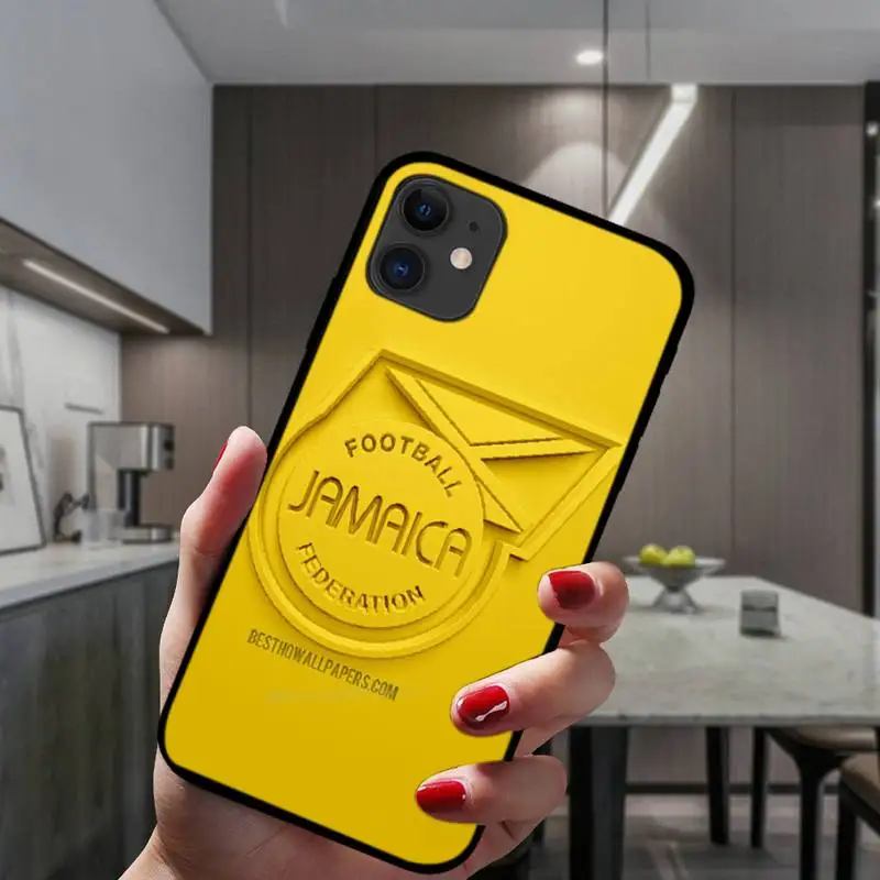

ZFGHSHYQ Jamaica Flag Phone Case For IPhone 6 6s 7 8 Plus X Xs Xr Xsmax 11 12 Pro Promax 12mini